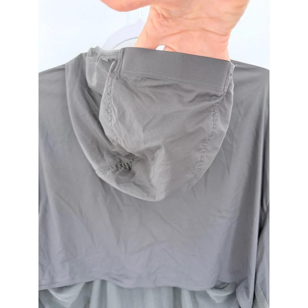 Lululemon Pullover Jacket Mens Grey Half Zip Lightweight Windbreaker Jacket Vent